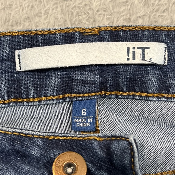 !It Jeans‎ Women's 6 28x30 Amanda High Rise Slim Distressed Raw Hem Stretch - Picture 10 of 16